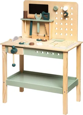 Produktbild von MISOU Kinderwerkbank Arbeitsstation Arbeitstisch Spielzeugwerkzeug Kinderwerkzeug