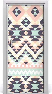 Produktbild von Tulup Türaufkleber 85x205 cm Dekorative Aufkleber Selbstklebend Wasserdichte Tapete Abnehmbar Schlafzimmer Wohnzimmer Wohnkultur - Ethnizität
