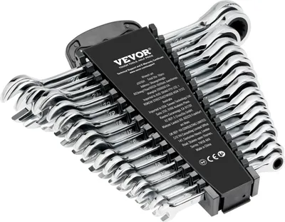 Obrázok produktu pre Sada kľúčov Sada račňových kľúčov 16-dielna metrická sada 8-24 mm Garáž