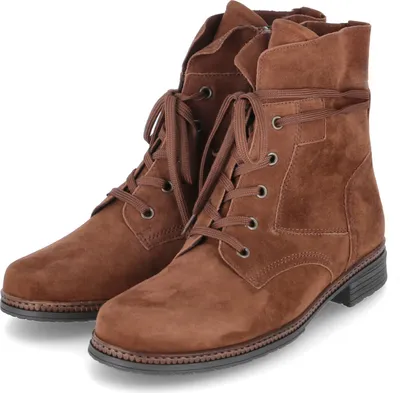 Produktbild von Gabor Damen Schnürboots/ Stiefeletten Braun Rauleder Größe: 51/2