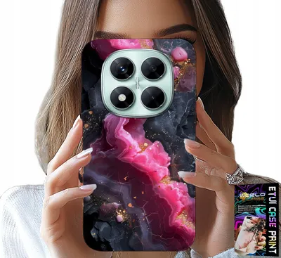 Zdjęcie produktu dla Etui Do Xiaomi Note 15 Pro 5G - Różowy Marmurek Plecki, Modne Wzory