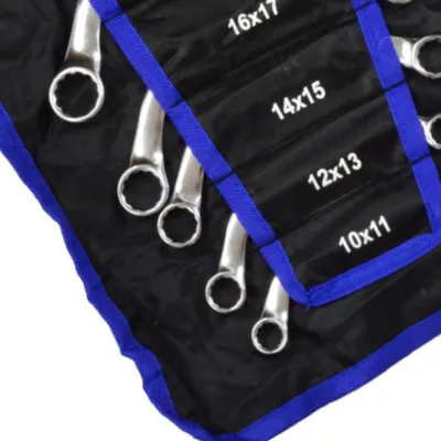 Produktbild von Ringschlüssel-Satz Typ C, CrV-Stahl, 10-19 mm