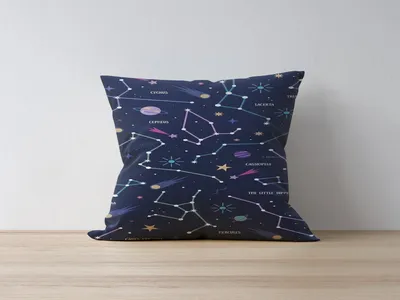 Produktbild von Evila Originals, Azury- KRL1219, Bunt, Kissenbezüge, 50% Polyester / 50% Baumwolle