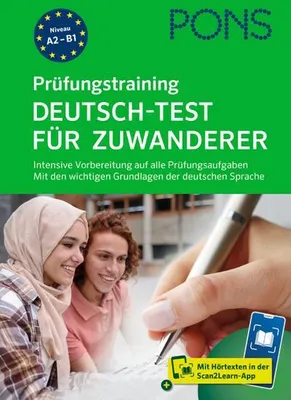Obrázok produktu pre PONS Prüfungstraining Deutsch-Test für Zuwanderer