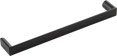 Image de Poignée de meuble Club LA 160mm Largeur 168mm, zamac laqué noir mat