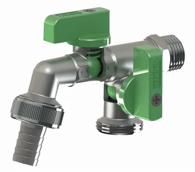 Immagine prodotto di Valvola da giardino a due uscite Nano 1/2 "x3/4 "x3/4", anticalc