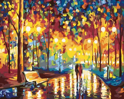 Obrázek produktu pro Zuty - Diamantové malování - V DEŠTI, 40x50 cm, vypnuté plátno na rám