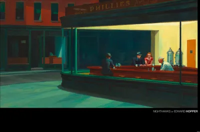 Produktbild von Poster Edward Hopper Nighthawks