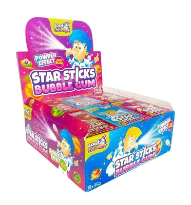 Produktbild von Zobraziť Komplett Squirly Dip & Lick 50g Lolly + Puder 15 Stück
