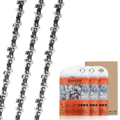 Sägekette 3er-Pack 14 Zoll 1/4" LP 1,1 mm 72 TG