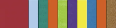 Produktbild von Transparentpapier Faltblätter 20x20cm VE=500 Blatt 10 Farben sortiert