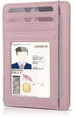 Zdjęcie produktu dla Portfel męski mini - 8 kart -poliuretan - RFID - Etui na karty