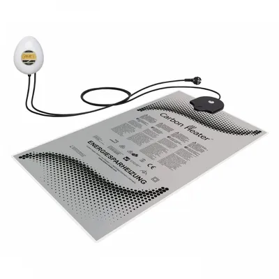 Produktbild von Carbon Heater IQ Carbon digital - 320 Watt - T.B.D intelligente energiespar Wasserbettheizung für Solo-Systeme - ganzheitlich abgeschirmt