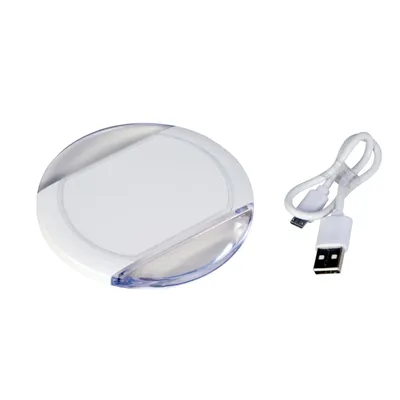 Produktbild von Induktive Ladestation mit USB Kabel weiß
