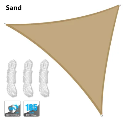 Obrázek produktu pro Sluneční plachta, ochrana proti UV záření, odolný proti povětrnostním vlivům, SAND, 5X5X5M-b