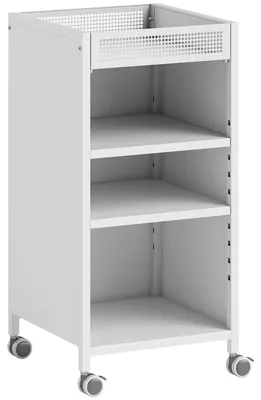 Immagine prodotto di Libreria mobile con ripiani regolabili e ripiano superiore | Colore: Bianco | Dimensioni: 34x35x69,5 cm