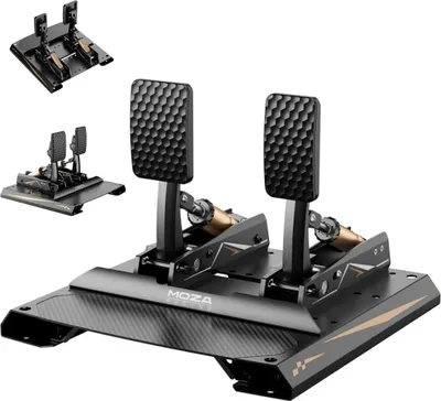 Productafbeelding van Moza Racing RS066, pedaal, zwart, koolstofvezel, staal, 15 - 23°