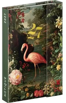 Produktbild von NOTIQUE Wochenkalender "Plameňák" 2027, magnetisch, 11 x 16 cm