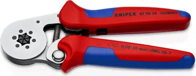 Obrázok produktu pre Kliešte na lisovanie s pákovým mechanizmom 97 55 14 KNIPEX | 4003773084860