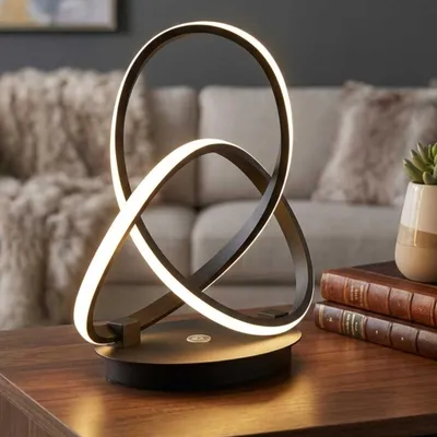 Produktbild von Tischleuchte Indigo Wofi by Global Technics LED Schwarz Tischlampe mit Dimmer 19W