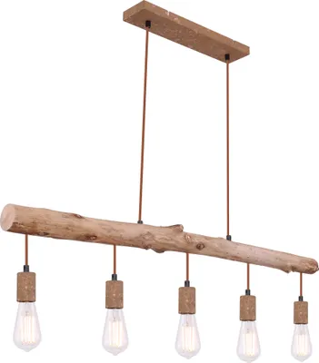 Produktbild von Globo Lighting Hängeleuchte Metall rostfarben, 5x E27