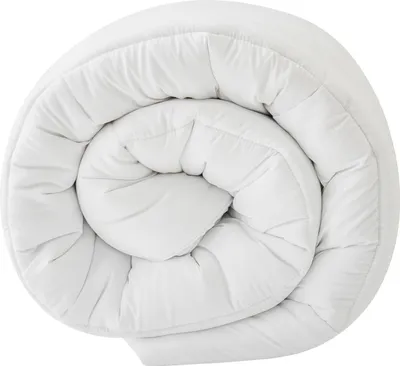 Image de Couverture de lit 155 x 220 cm, garnissage de 460 g/m², microfibre, couverture d'hiver, blanche