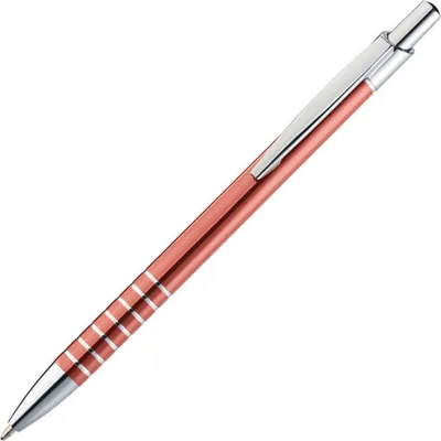 Produktbild von 10 Kugelschreiber / aus Metall / Farbe: orange