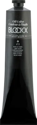 Produktbild von Blockx Ölfarbe, Lampenschwarz - Tube 200ml - Lampenschwarz 216172BXC