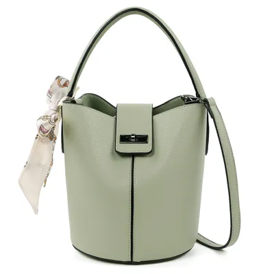 Produktbild von Damen Beuteltasche Klein, Schultertasche & Umhängetasche, Handtasche Damen Klein, mit Verstellbar Abnehmbarem Schultergurt und Taschentuch