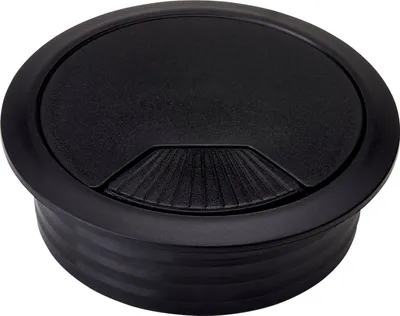 Produktbild von 20 Stück Kunststoff Kabeldurchführung Kabeldurchlass Ø 60 mm schwarz