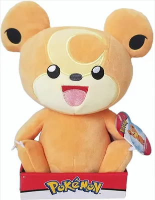 Produktbild von Pokemon Plüschfigur Wave 6 (30cm) Kuscheltier Stofftier Teddiursa