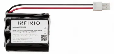 Produktbild von Infinio Batteriepack 4,5 V kompatibel zu GIR529100 Gira 5800 mAh
