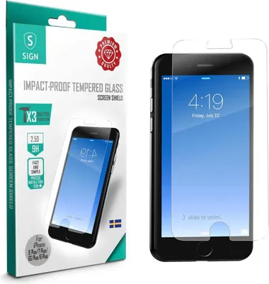 Image de Protecteur d'écran en verre trempé pour iPhone 6/6S/7/8 Plus