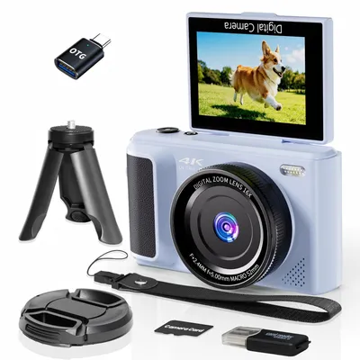 Obrázek produktu pro Digitální kamera 4K s 2,8palcovým otočným displejem a 16x zoomem