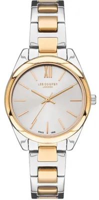 Produktbild von Lee Cooper Analoguhr LC07450.230, Bicolor Silber-Gold, Römische Ziffer XII