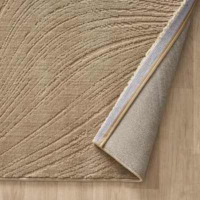 Produktbild von Kurzflor Teppich Boho 3D Hoch-Tief-Effekt – Teppich Wohnzimmer & Schlafzimmer