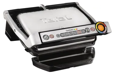 Obrázok produktu pre Tefal GC712D, Strieborná, Obdĺžnikový, Senzor, Rošt, 600 cm², 300 x 200 mm
