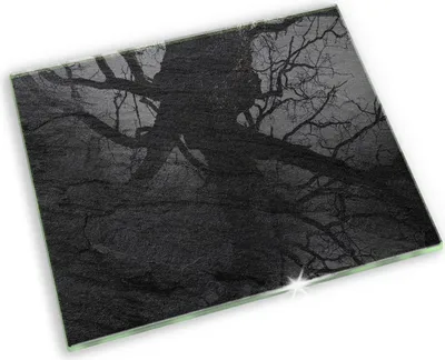 Produktbild von Untersetzer für Grabkerze Motiv Grabstein Gummifüße - 60x52 cm - Texturstein