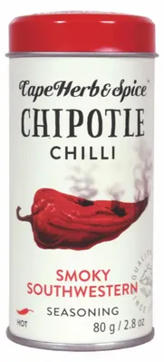 Image de Cape Herb and Spice Rub Chipotle Chilli mélange de sel et d'épices 80g