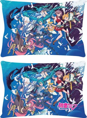 Produktbild von POPbuddies Hatsune Miku Kissen Miku & Friends (Ocean) 50 x 35 cm POPB-PBMC02