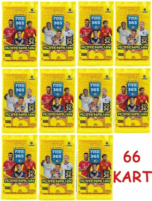 Obrázok produktu pre PANINI 2026 FIFA 365 ADRENALYN XL FOOTBALL CARDS – POUCH OF 6 CARDS x 11