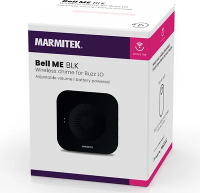 Image de Marmitek 25108502, noir, sans fil, 433 MHz, 80 m, batterie, USB, AA
