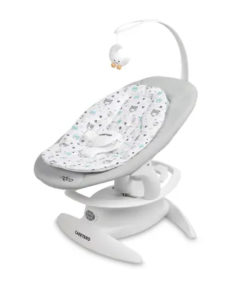 Produktbild von CARETERO, NOCO Baby Wippe, Babywippe Elektrisch, Babyliege 0-12 Monate, Grau