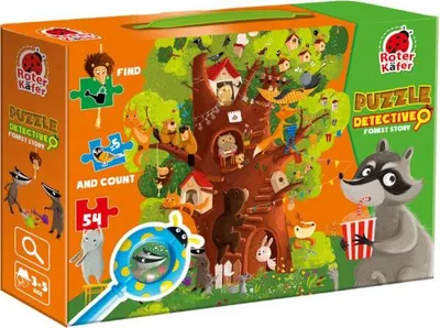 Obrázok produktu pre Detektívne Puzzle Lesných Príbehov Rk1080-04