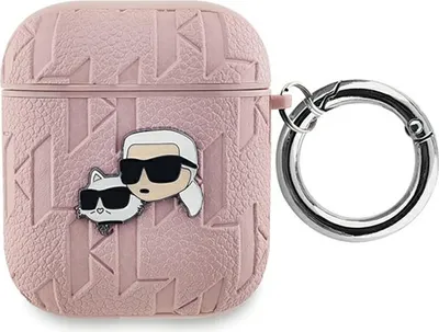 Immagine prodotto di Karl Lagerfeld Kla2Pgkcpp Airpods 1/2 Cover Różowy/Pink Monogram Karl & Choupette Head