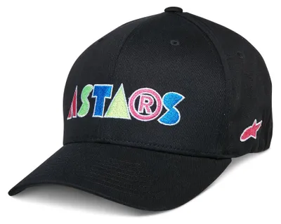 Image de Casquette Alpinestars Cap CRV Bill Flex, couleur noire, taille S/M