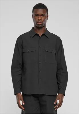 Zdjęcie produktu dla Urban Classics Basic Crepe Shirt czarny - S