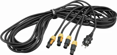 Immagine prodotto di EUROLITE IP T-Con Netzkabel 1-4, 3x2,5mm² (30235025)