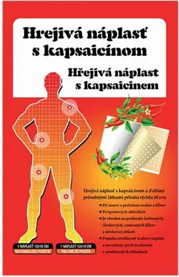Obrázek produktu pro Hřejivá náplast s kapsaicinem 1ks