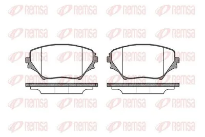 Produktbild von REMSA Bremsbeläge Satz Vorne Bremsklötze für TOYOTA RAV 4 II (CLA2, XA2, ZCA2, ACA2) 0813.00